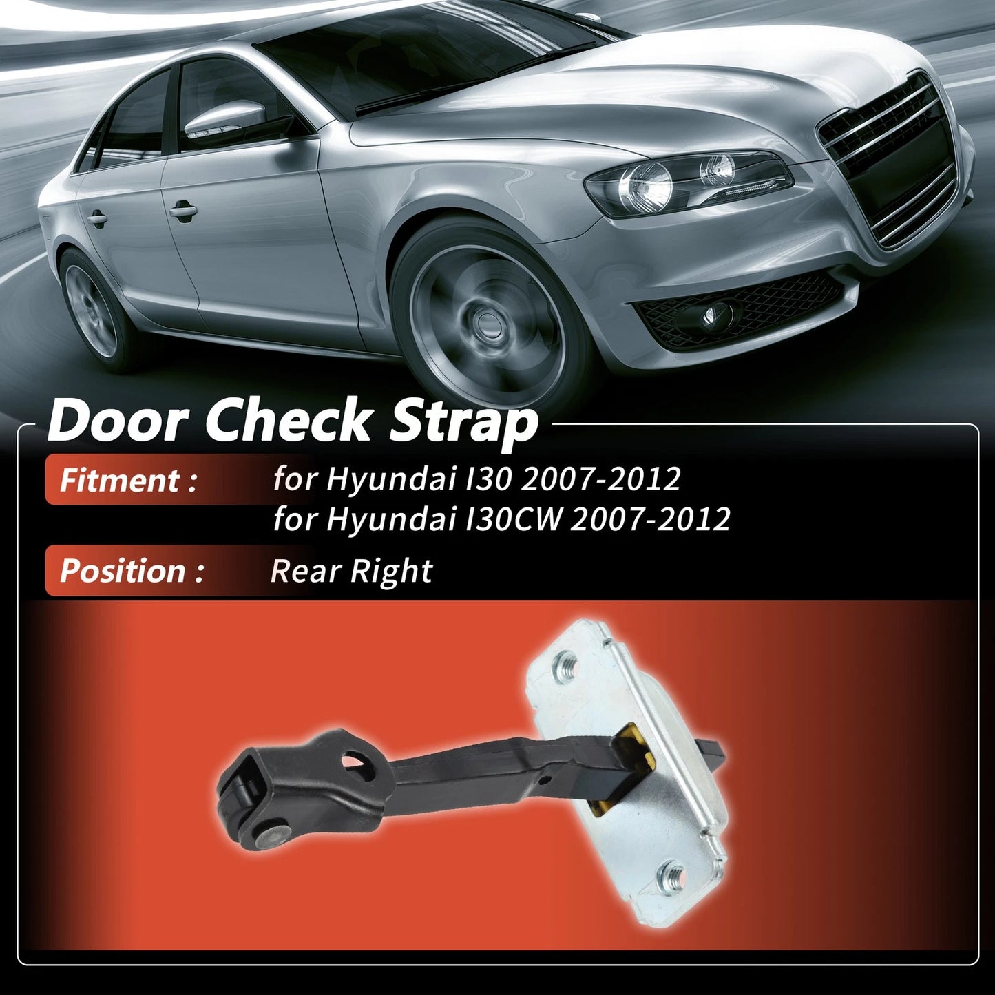 Rear Right Door Check Strap for Hyundai I30 (2007–2012) No.794902L000