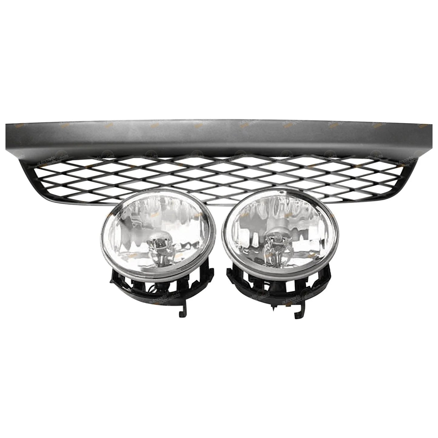 Black Mesh Grille & Fog Lights Set for Ford Falcon BA XR6/XR8 (2002-2006)