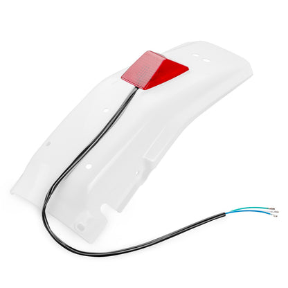 White Rear Fender & Taillight for Honda XR250R XR600R XR650L XR350R XR250L (1985–2024)