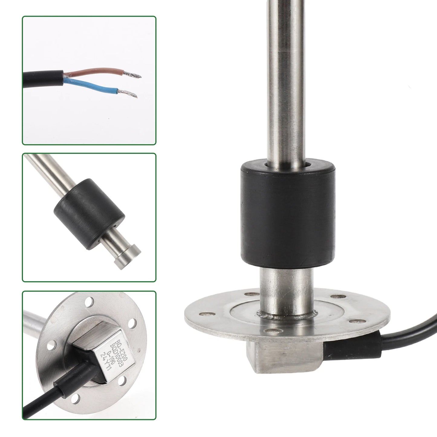 Fuel Sending Unit and Gauge Kit 0-190 Ohm for Boat Car Vehicle