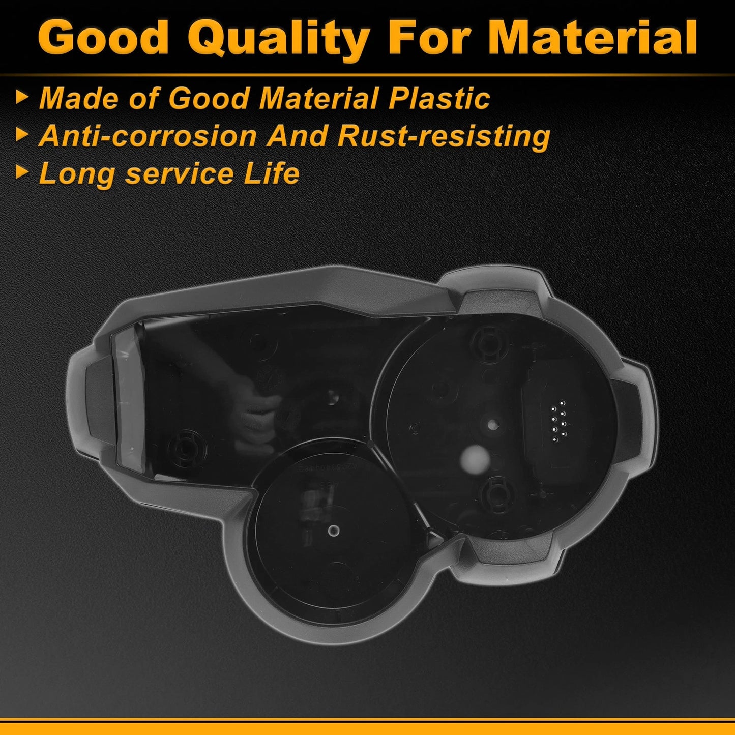 Speedometer Gauge Cover for BMW R1200GS (2013–2017) Black Plastic