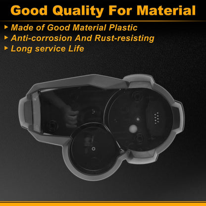 Speedometer Gauge Cover for BMW R1200GS (2013–2017) Black Plastic