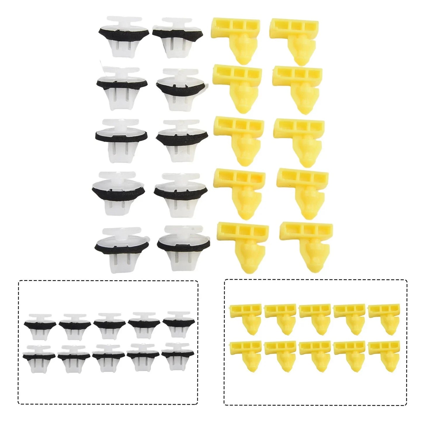 Wheel Arch Trim Clips Set of 20 for Nissan XTrail