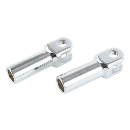 Chrome Passenger Foot Pegs Mount Clevis Kit for Harley Softail Slim (2012-2017)