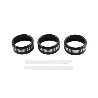 Set of 4 AC Climate Control Knob Ring Covers for Subaru Forester XV Crosstrek WRX STi