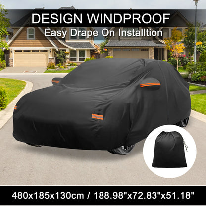 Waterproof Car Cover for Lexus IS Sedan (2014–2021) - 210D-PU, Zipper