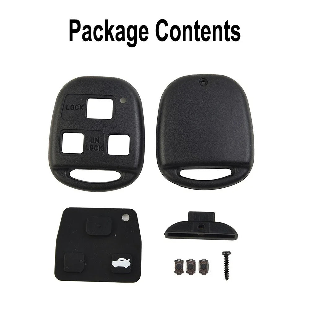 Key Shell Case Replacement for Toyota Land Cruiser FJ Cruiser Car Key