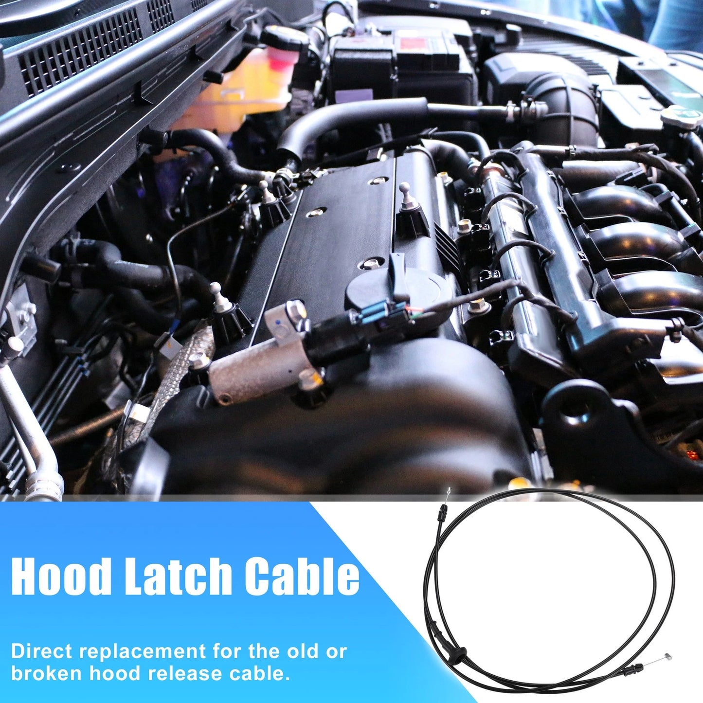 Hood Release Cable for Ford F-150, Expedition, Navigator (1997–2021)