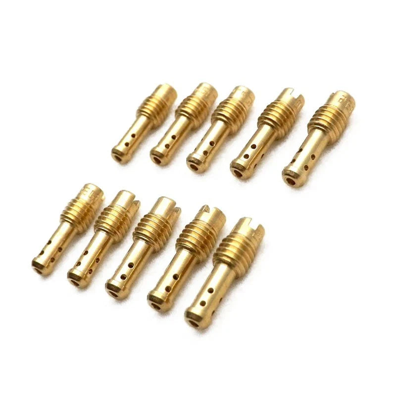Carburetor / 10pcs / 15-37.5 Jet 8 Bleed Holes Metal for MIKUNI VM/TM/TMX AU