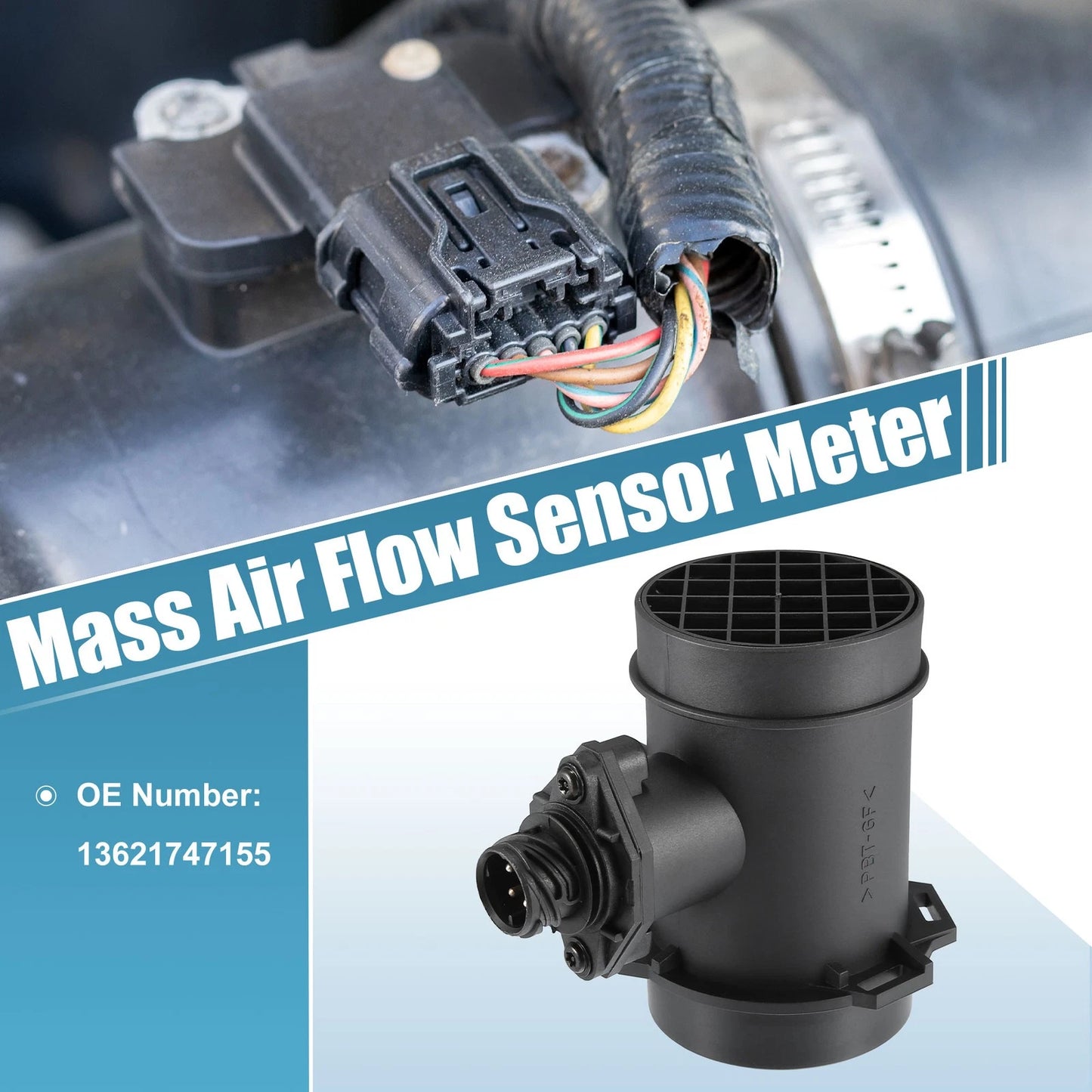 Mass Air Flow Sensor for BMW M3 (1995–1996) No. 13621747155