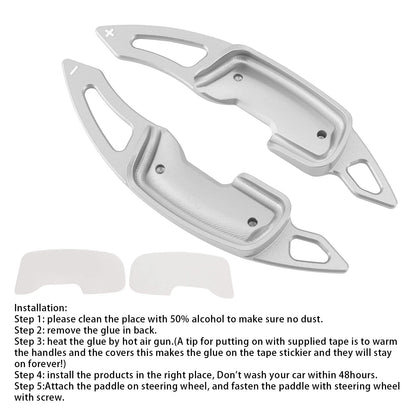 Shift Pallets for Lexus RX GX (2003–2023) Aluminum Silver
