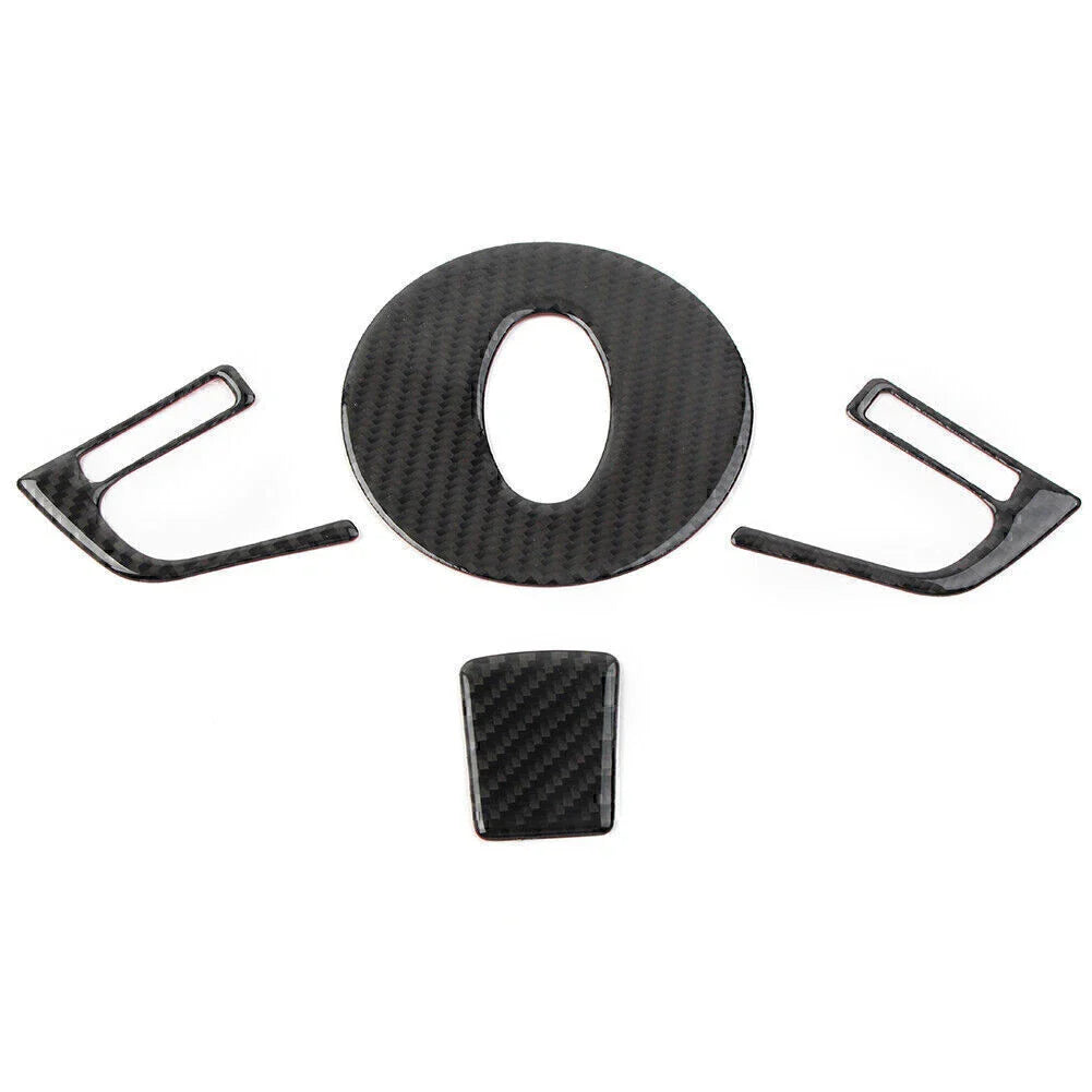 4 Pcs Carbon Fiber Steering Wheel Covers for Subaru Forester (2013-2018)
