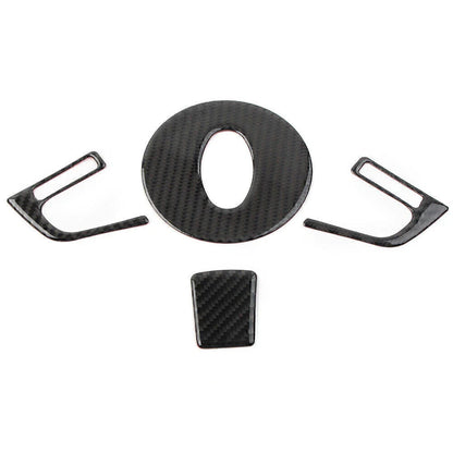 4 Pcs Carbon Fiber Steering Wheel Covers for Subaru Forester (2013-2018)