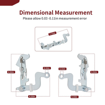 Brake Lever Bracket Set for Kawasaki Mule 2510 3000 3010 3020 4000 4010