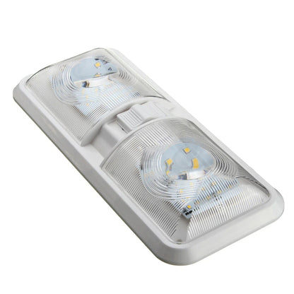 Interior Double Dome Ceiling Light for RV Boat Camper Trailer 12V 48LED