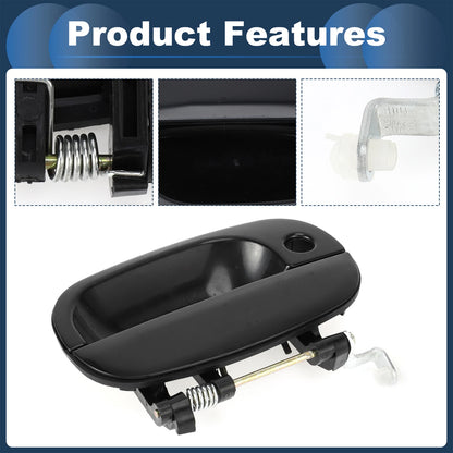 Front Right Door Handle for Hyundai H1 Starex (1998–2007) - Black