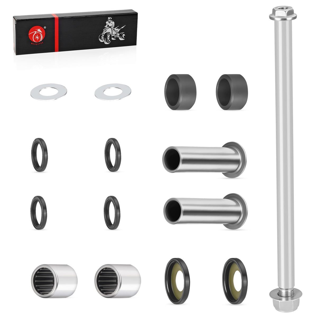 Rear Swing Arm Bearing Seal & Pivot Bolt Kit for Kawasaki KFX400 (2003–2006)