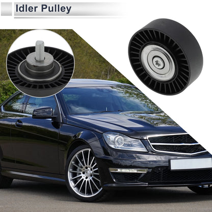 Drive Belt Idler Pulley for BMW Series 3 (2008–2012) No. 11287578675 Black