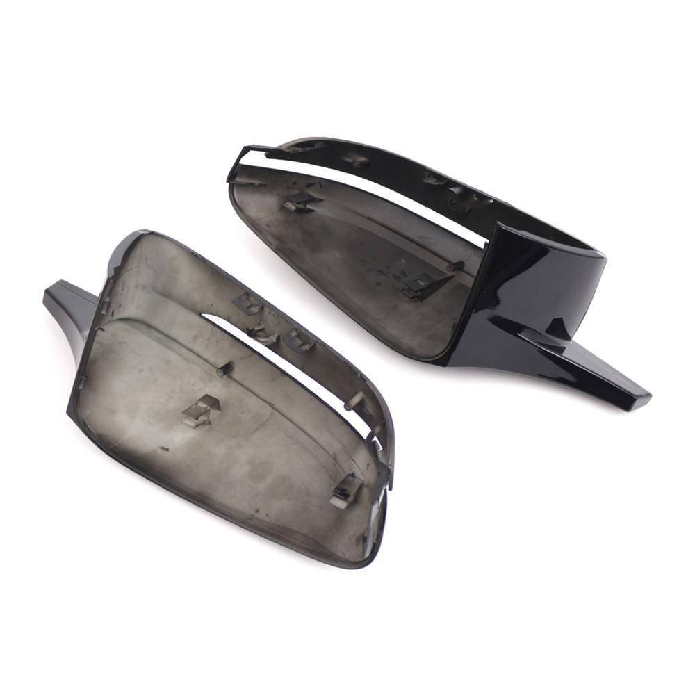 M Style Side Mirror Cover Caps for BMW 3 Series G20 G30 (2019–2023) Glossy Black