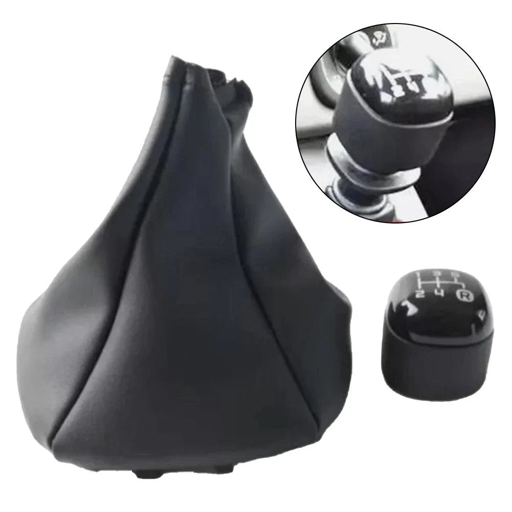 Gear Shift Knob Cover 5 Speed for Fiat Panda