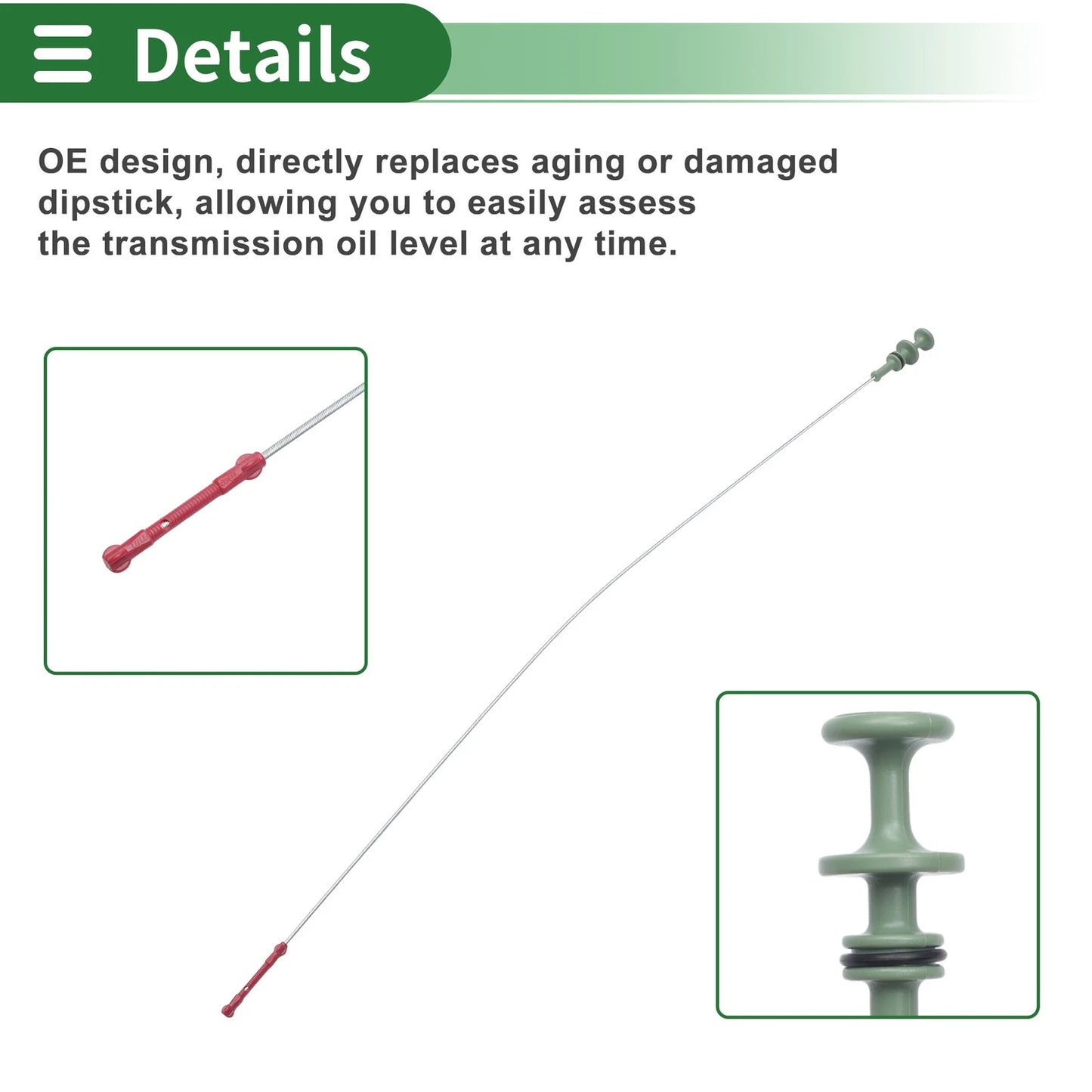 Oil Level Dipstick No. 2720100972 for Mercedes-Benz C300 (2008)