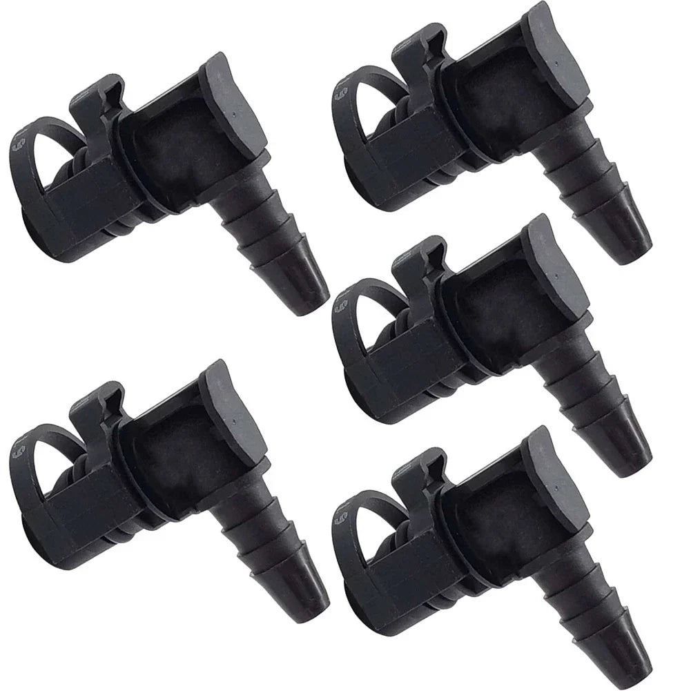 5 Pcs Throttle Valve Thermostat Body Heater Pipe Hose Connectors for Chevrolet