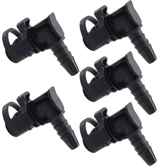 5 Pcs Throttle Valve Thermostat Body Heater Pipe Hose Connectors for Chevrolet