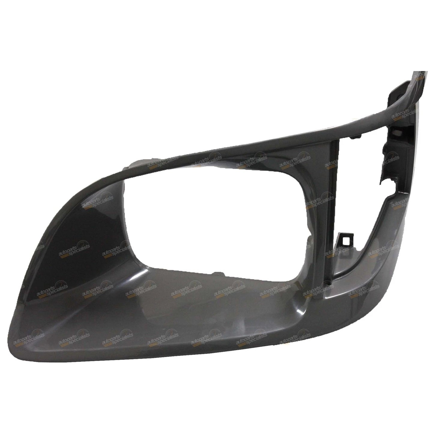 Set of 2 Dark Grey Headlight Surrounds for Toyota Hiace (1998–2005)