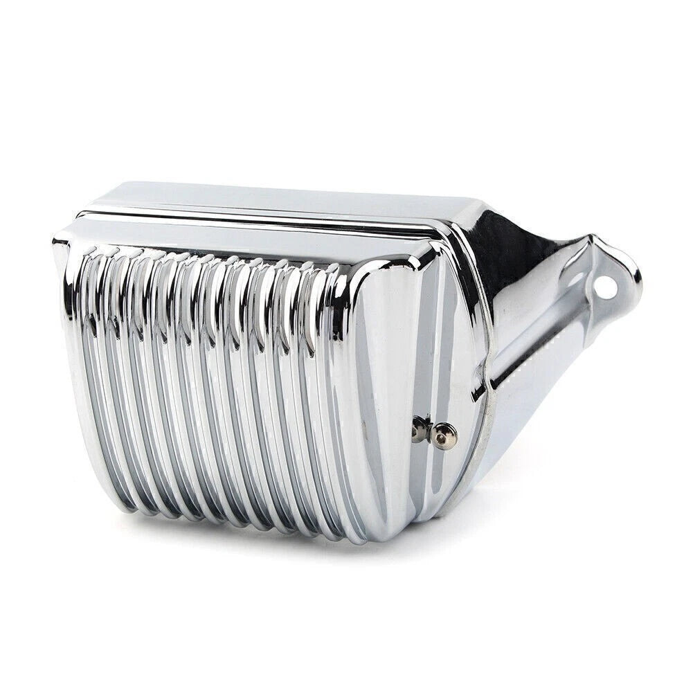 1X Chrome Front Voltage Regulator Cover Accent for Harley Bagger (1997–2011)