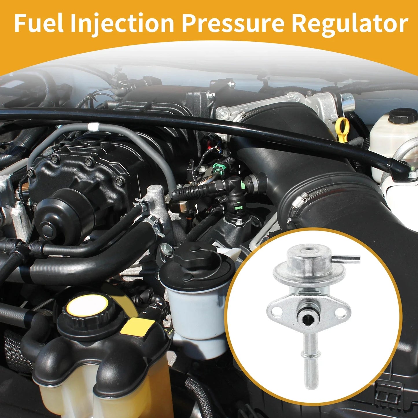 Fuel Pressure Regulator for Chevrolet Lanos (2000-2002) - 1 Pc