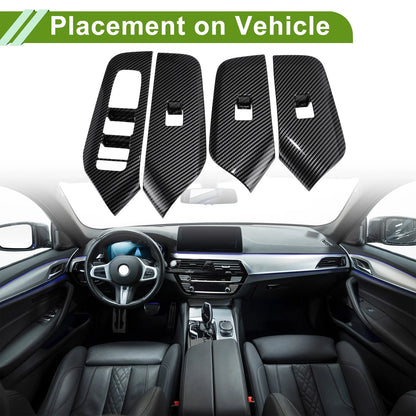 Door Window Switch Bezel Cover for Toyota Prius 5th 60 Series (2016–2023)