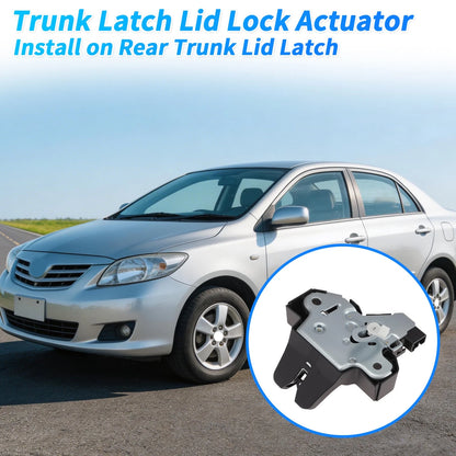 Rear Trunk Latch Lock Actuator for Toyota Vios (2002–2008) 4 Pins 646100D070