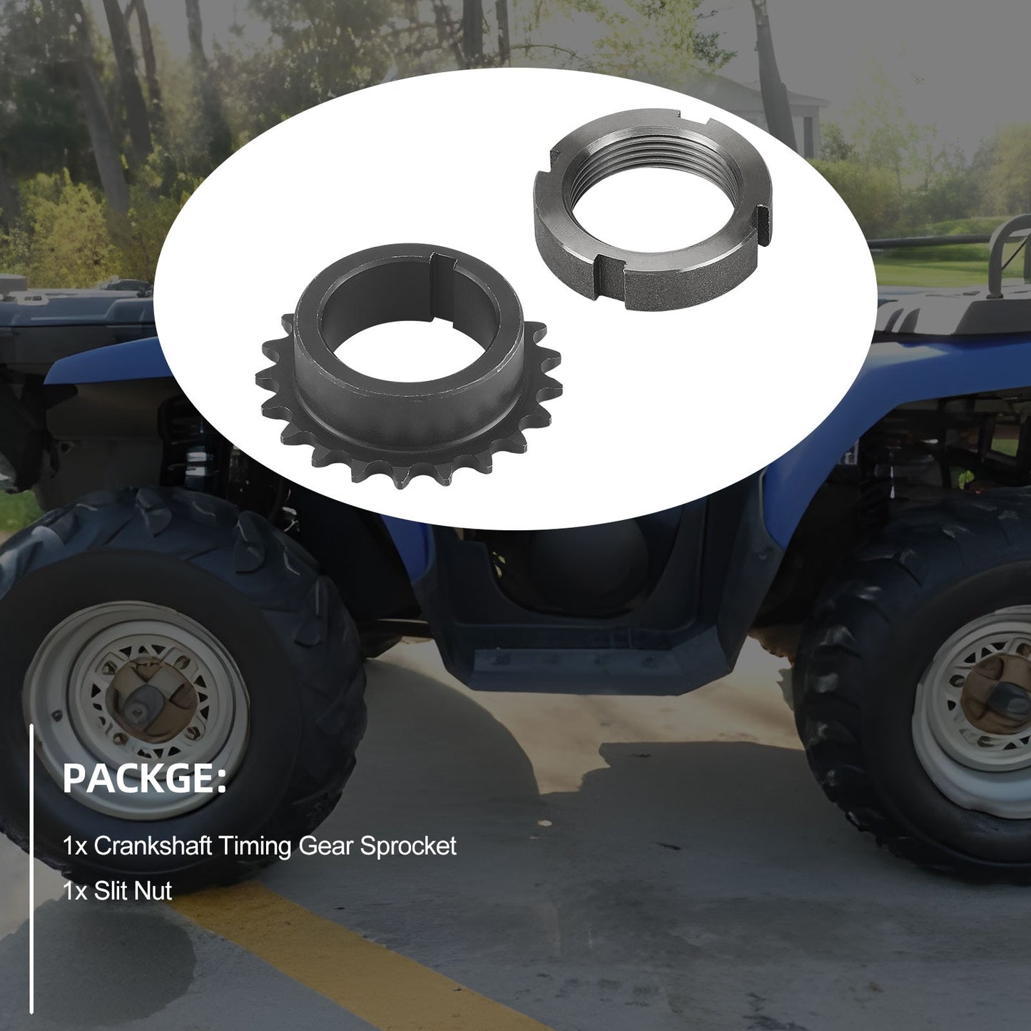 Crankshaft Timing Gear Sprocket for Polaris ATP 500 (2004–2005)