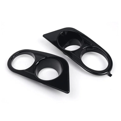 Glossy Black Front Fog Light Covers for BMW E46 M3 (2001-2006)