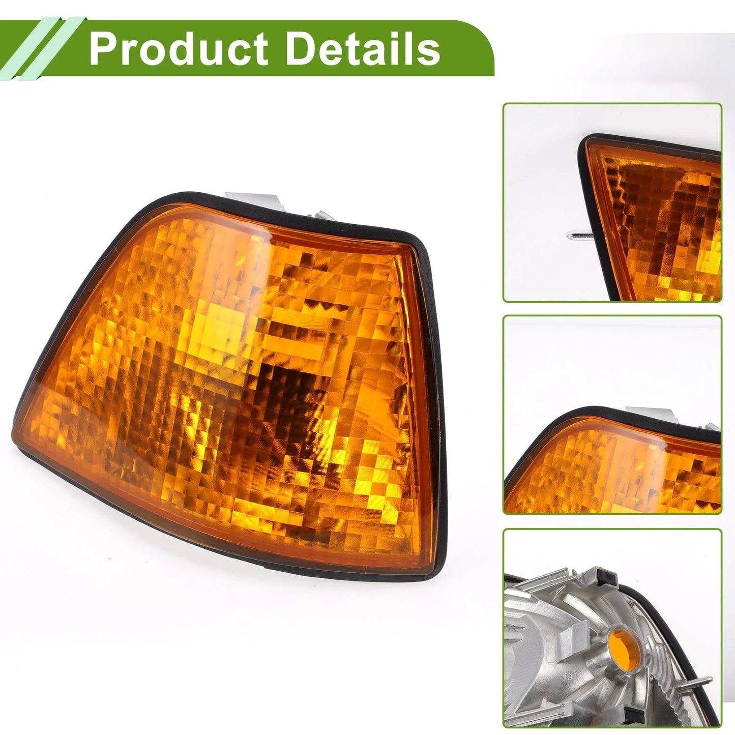 1Pc Right Corner Signal Light Cover for BMW 3 Series (1992-1998)