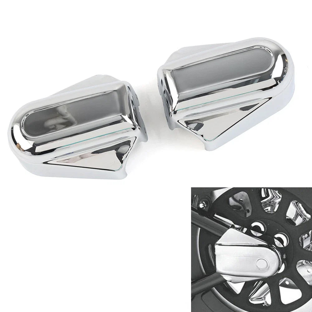 Rear Axle Covers  Chrome for Harley Softail FLSTC FLSTN (2000-2017)