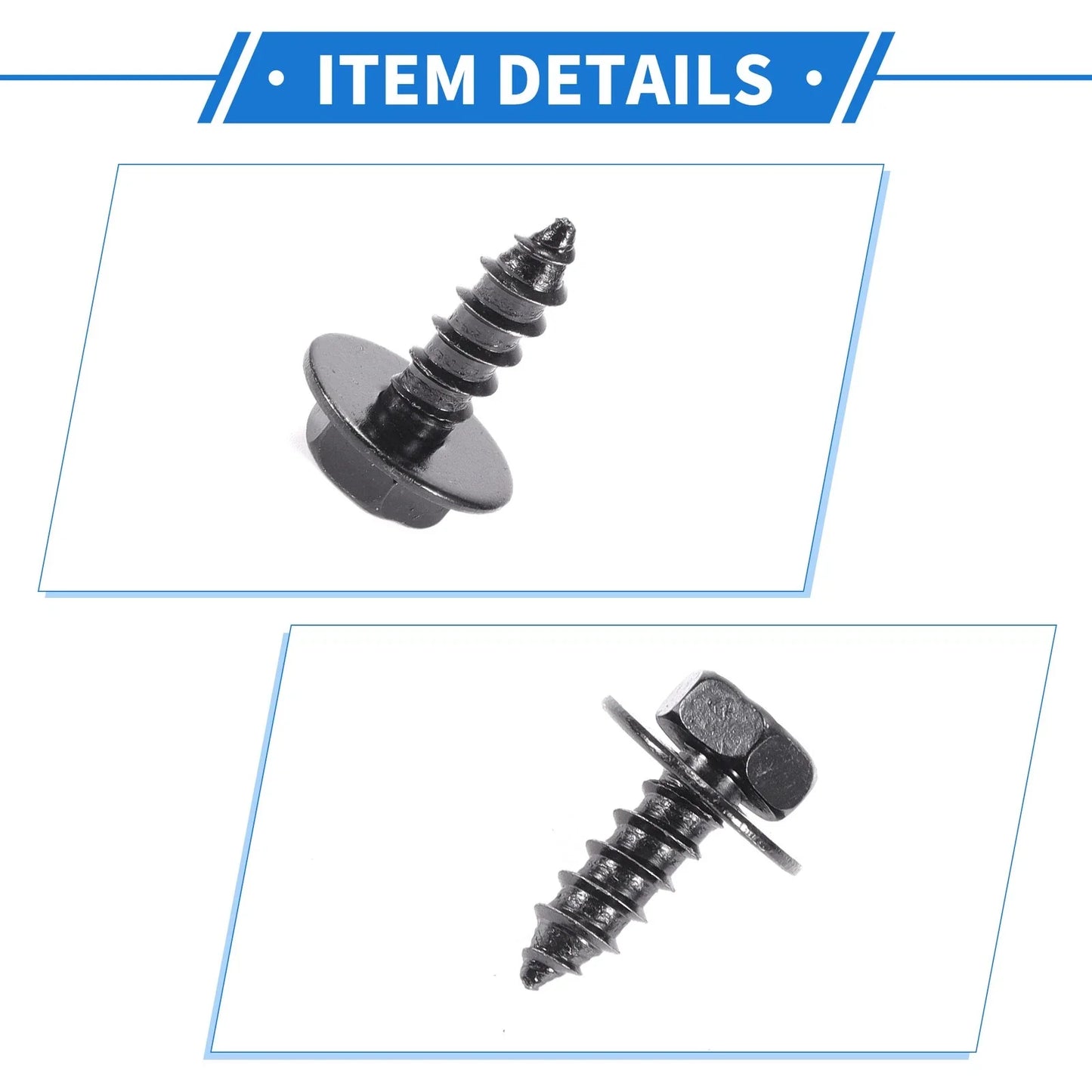 50 x Car Fender Liner Splash Shield Bumper Cover Screws for Scion XD (2008-2014)
