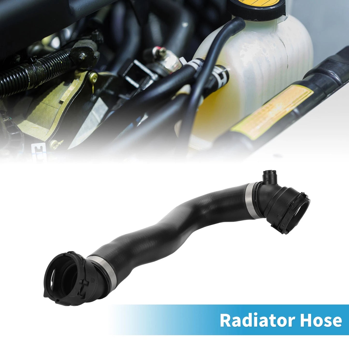 Radiator Hose No. 17127639213 for BMW F26 X4 XDrive28i (2015–2018) Rubber