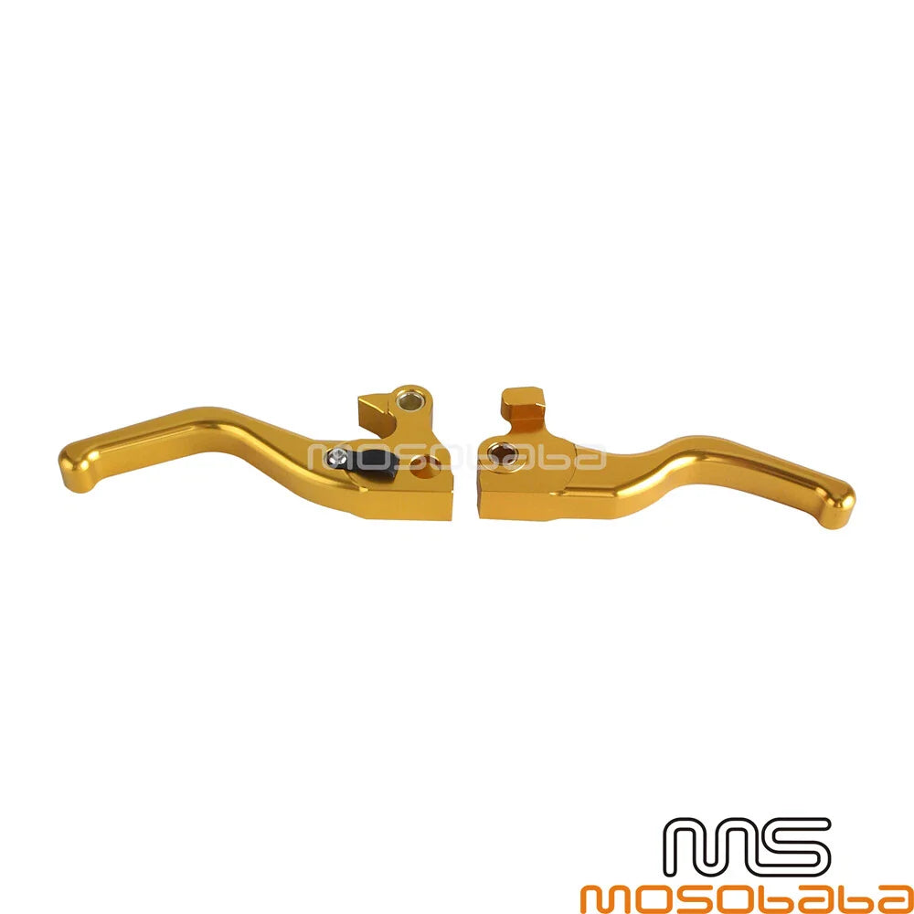 Gold Brake & Clutch Levers for Harley Sportster XL883 (2004-2023)
