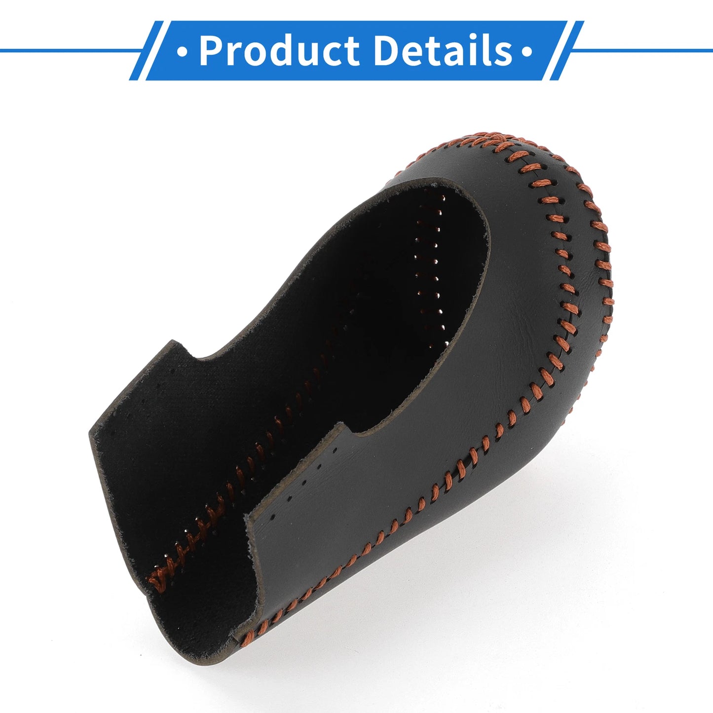 1 Pc Gear Shift Knob Cover for Chevrolet Malibu (2016–2020) Black Brown