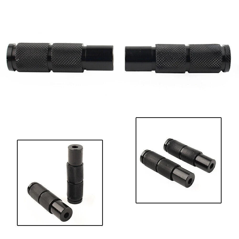 CNC Black Rear Foot Pegs for Universal Motorcycle