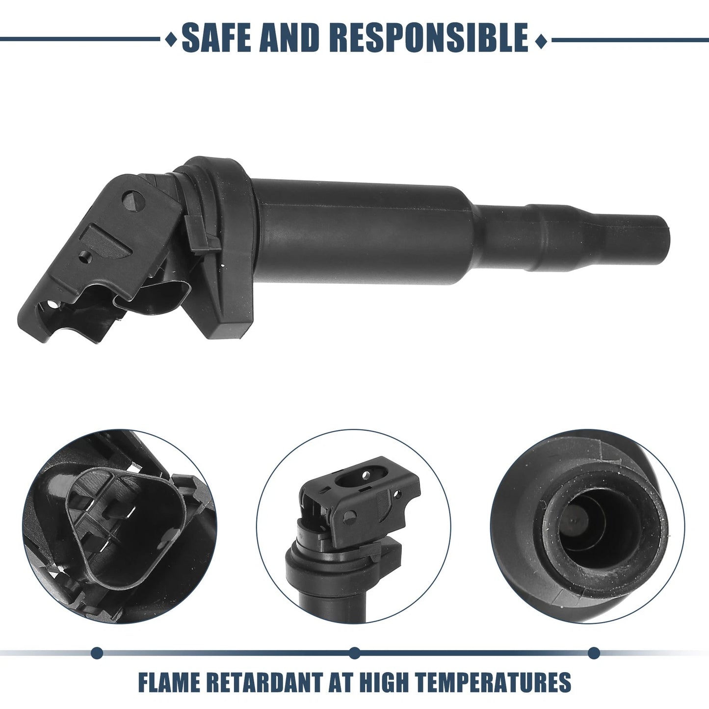 Ignition Coils and Spark Plugs Set for BMW 3.0L