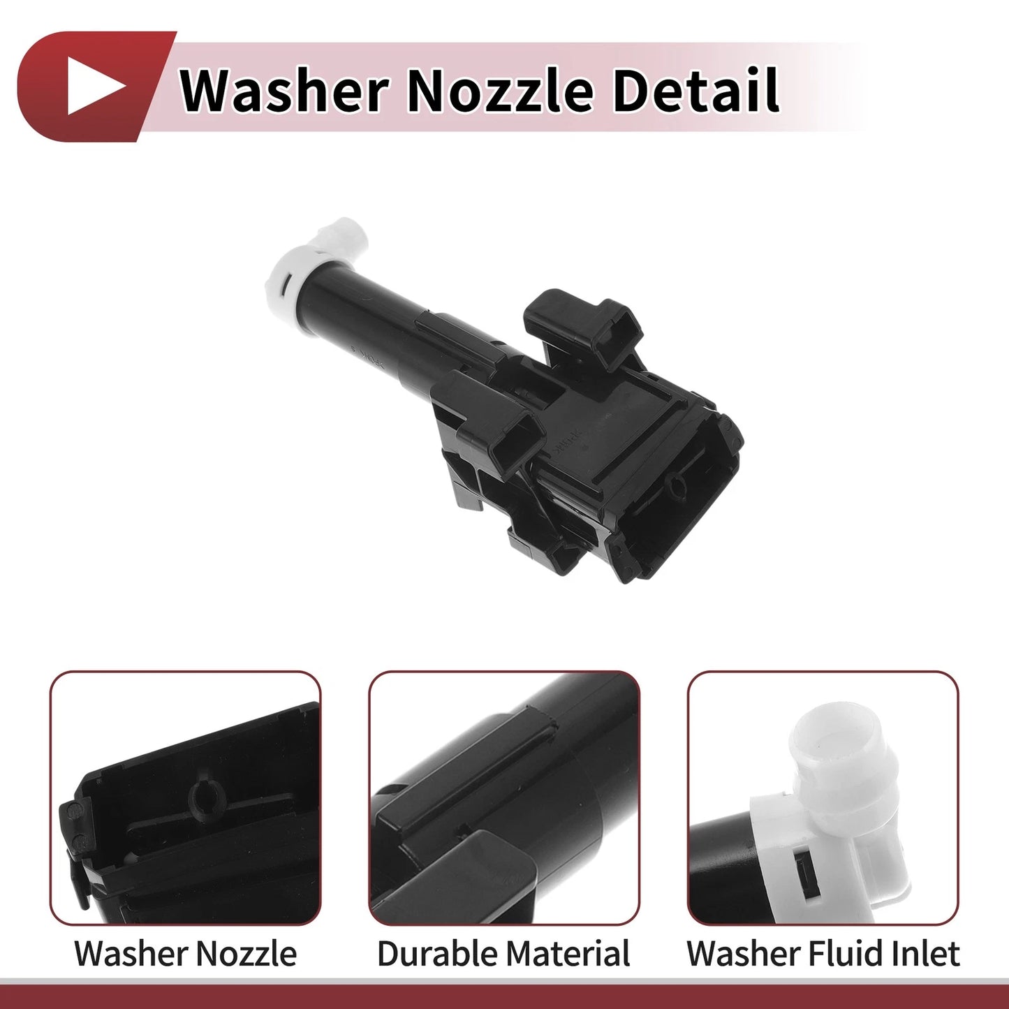 Front Driver Side Headlight Washer Nozzle for Lexus RX350 (2007–2015) No.8520848060