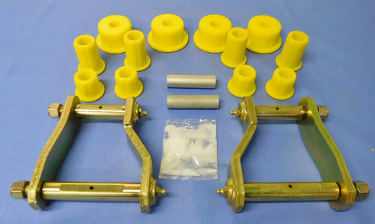 Greaseable Shackle & Poly Bush Set for Ford Ranger PX 4WD (2011-2018)
