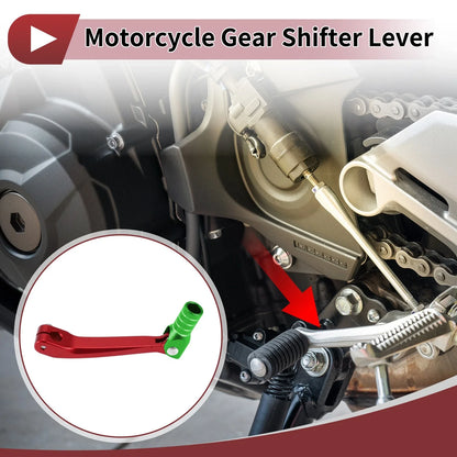 Gear Shift Lever for Honda CRF150F 2003-2017 - Red Green Silver Tone