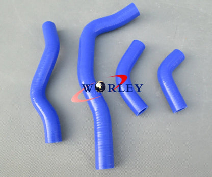 Blue Silicone Radiator Hoses for Honda CRF450X (2005–2016)