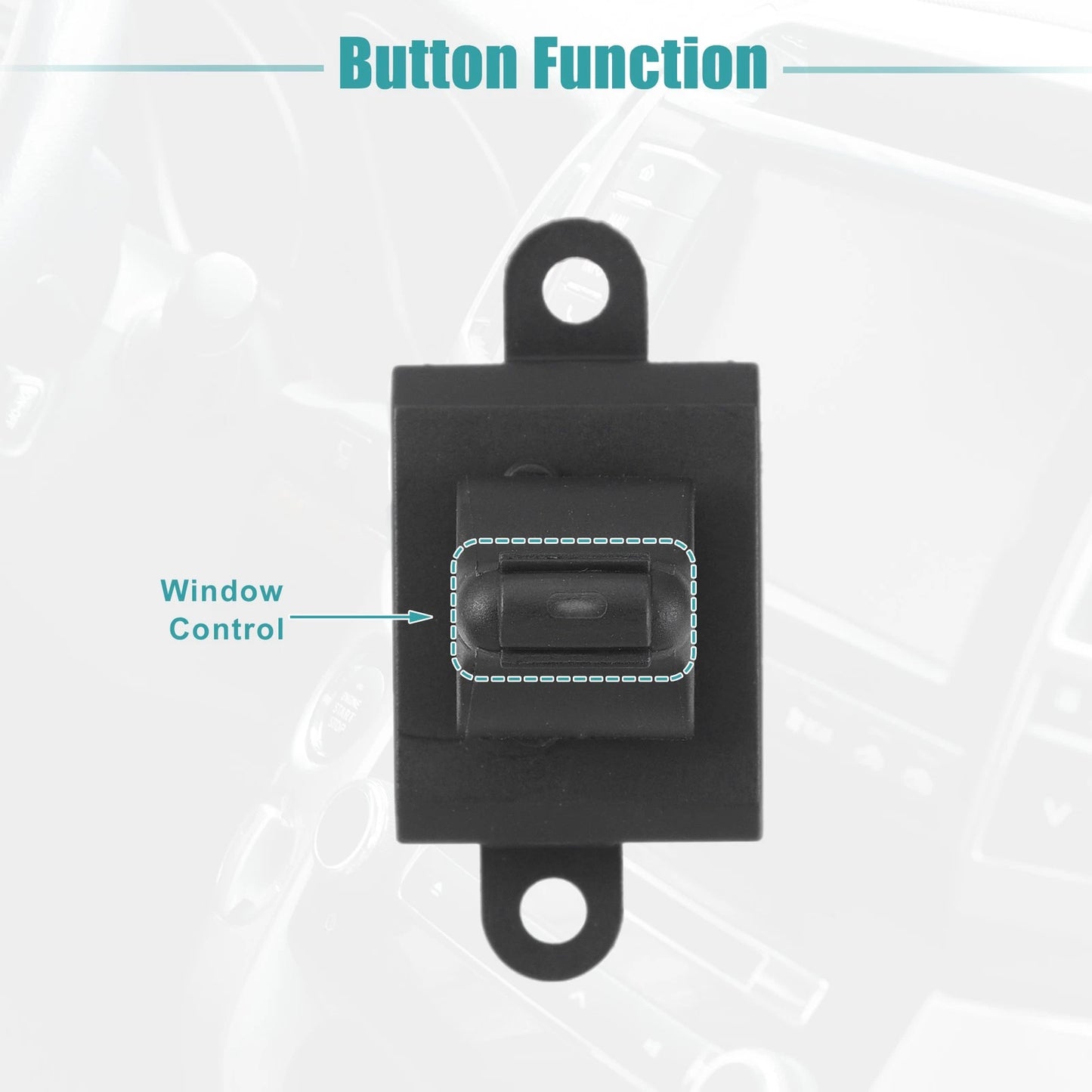 Rear Right Side Master Power Window Switch for Dodge Viper (2001) No. 4685434