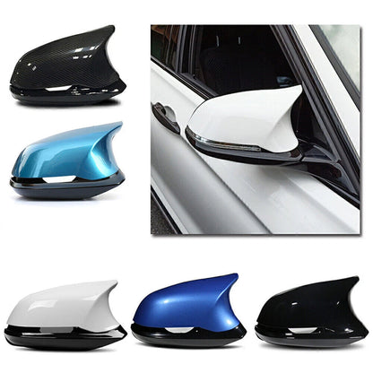 1 Pair Side Mirror Cover Caps for BMW F20 F22 F30 X1 (2011-2019)