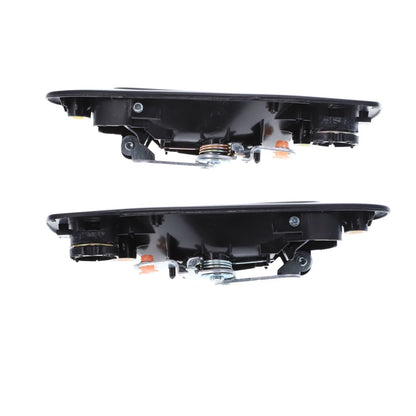 Set of 2 Door Handle Outer Black for Honda Civic (1991–1995)