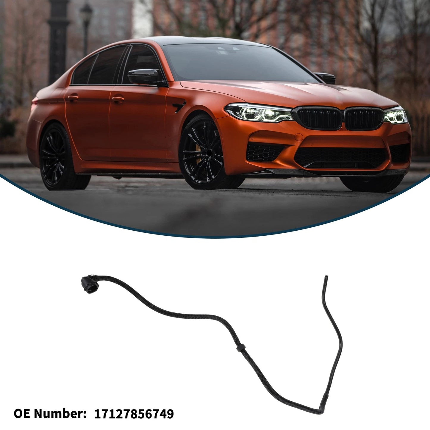Radiator Hose for BMW 5 Series (G30) M5 (2018–2020) No. 17127856749